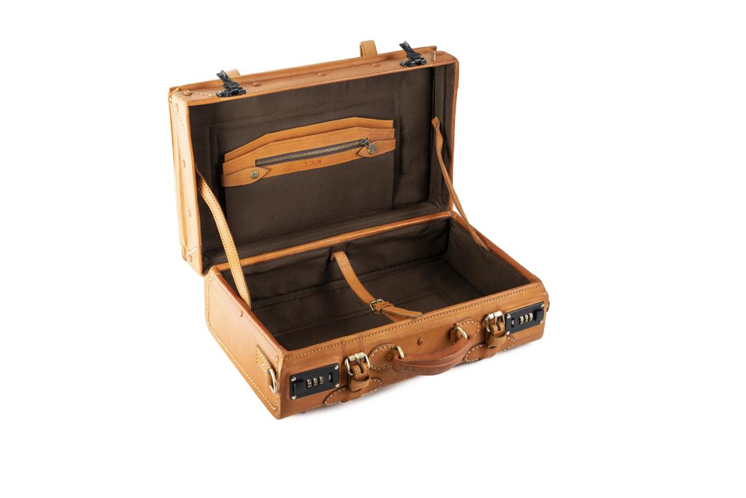 LAM  LAM Trunk Suitcase (Dark Brown)
